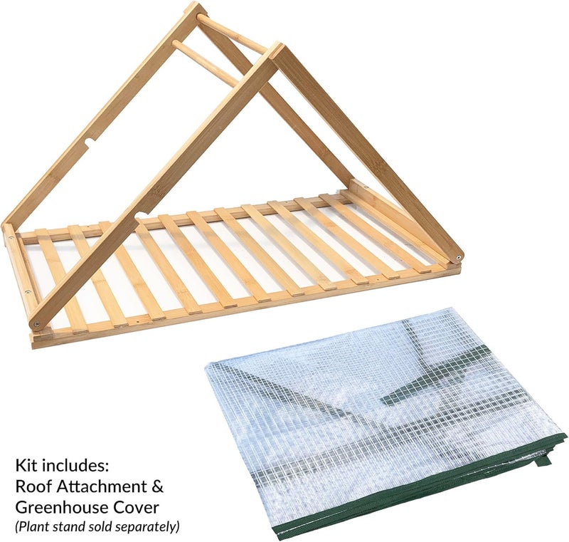 Ferry Morse Greenhouse Kit - Roof Attachments & Cover, Greenhouse Accessories - Bamboo - Image 2